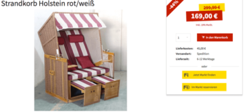 Strandkorb bei Poco 2025 ☀️ Jetzt klicken & sparen!