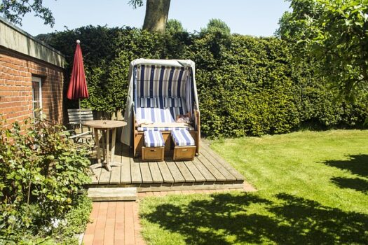 Strandkorb Garten