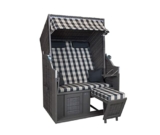 DeVries Strandkorb Pure Standard PE Grey