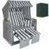 Greemotion Strandkorb Sylt grau/ blau